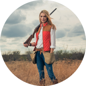 Woman in Hunting Gear