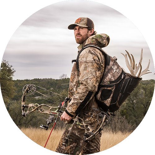 man in hunting gear